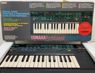 Vintage Yamaha Portasound Vss - 30 Digital Voice Sampler W/ Box &