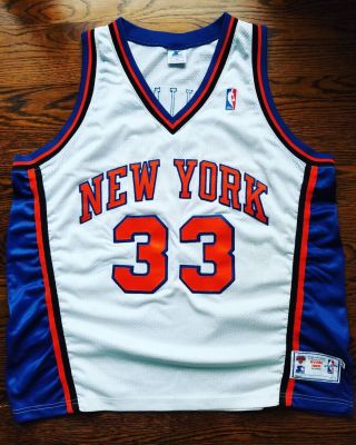Rare Vintage Patrick Ewing York Knicks Starter Jersey 52 Xl Porzingis Melo