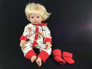 Vintage 1998 Small Wonder Doll Lee Middleton By Reva Schick Blonde Hair Blue Eye