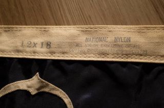 Vintage Chris - Craft Burgee Nylon and cotton Flag RARE 12 