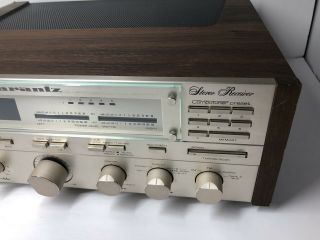 Vintage Marantz SR8000 Stereophonic Receiver 1979 Model Rare Glass Wooden 5