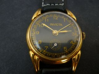 Vintage Invicta Pointer Date Watch In Beatiful,  Case