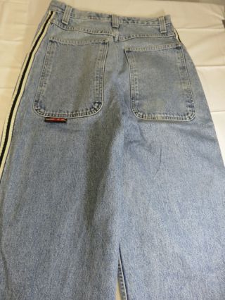 rare vintage 90s jnco skunk wide leg jeans size 29w 32l denim 2