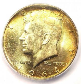 1964 Kennedy Half Dollar (50c Coin) - Icg Ms67 - Rare In Ms67 - $910 Value