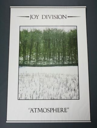Vintage Joy Division Poster,  " Atmosphere ",  Factory Records,  Ca.  1980