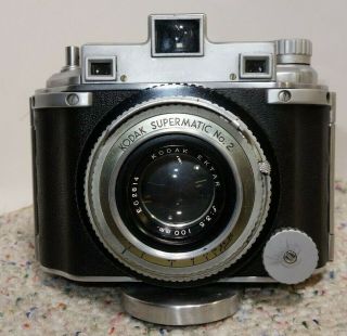 Vintage Kodak - Medalist Supermatic No.  2 F;3.  5 100 Mm.
