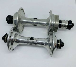 Campagnolo Record Low Flange Hubset 32 Hole Vintage Campy Eroica