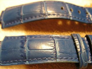 Vintage Louis Vuitton Leather Watch Band Strap.  Gold Color Buckle 8