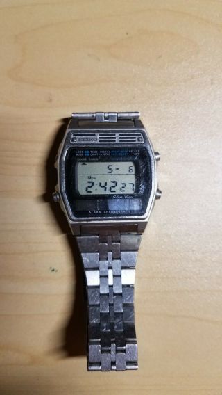Vintage Rare 1980 Seiko Silverwave A258 - 5000 Digital LCD Men ' s Watch 2