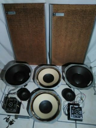 Vintage Audiophile James B.  Lansing Jbl Type L77 Lancer 77 Model Speakers Parts
