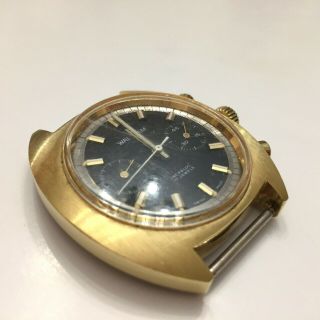 Mens Vintage Waltham Chronograph Valjoux 7733 Swiss Made 17 Jewels Wristwatch 2