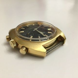 Mens Vintage Waltham Chronograph Valjoux 7733 Swiss Made 17 Jewels Wristwatch 5