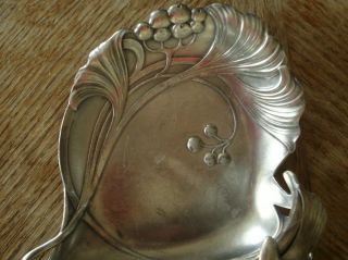 Art Nouveau WMF Maiden Double Fruit or Sweet Tray Dish 10