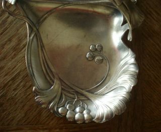 Art Nouveau WMF Maiden Double Fruit or Sweet Tray Dish 11