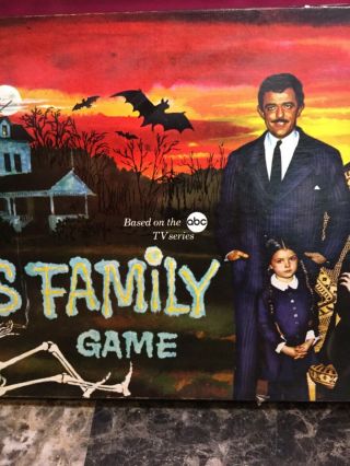 Vintage Rare ABC TV Series 1964 The Addams Family Board Game - Not Complete 3