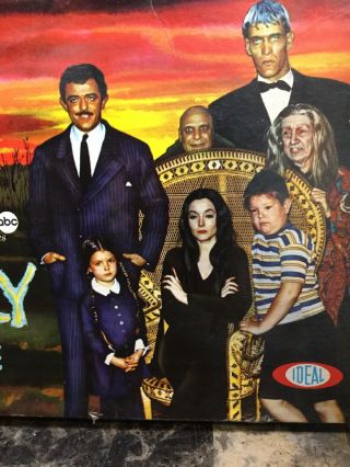 Vintage Rare ABC TV Series 1964 The Addams Family Board Game - Not Complete 4