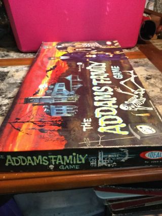 Vintage Rare ABC TV Series 1964 The Addams Family Board Game - Not Complete 5