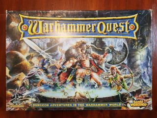 Games Workshop 1995 Vintage Oop Warhammer Quest Board Game