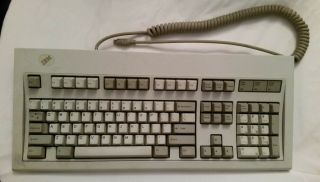 Vintage Ibm Model M 1391401 Clicky Keyboard W/removable Ps/2 Cord 1989