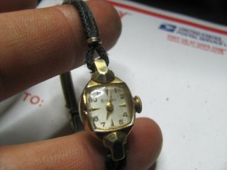 Vintage Bulova 14k,  L2,  17 Jewels Ladies Swiss Watch Read