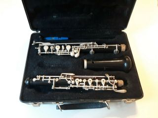 Selmer Oboe Black With Case Vintage Musical Instrument The Selmer Company