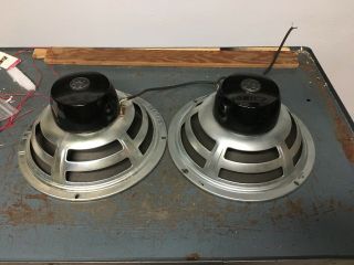 Pair Vintage Ge General Electric Full Range 1201d 12 " S1201d7 Early - Mid 1950’s