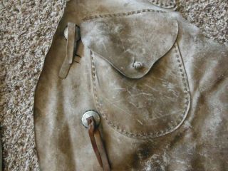 Authentic Vintage Western Chaps Leather Ranch Cowboy