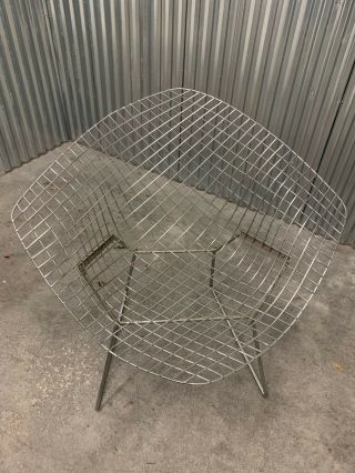 Mcm Harry Bertoia Diamond Wire Mesh Lounge Chair