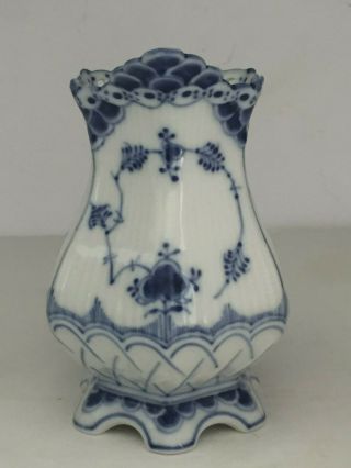 Vintage Royal Copenhagen BLUE FLUTED FULL LACE Creamer 1 1140 First Quality 7