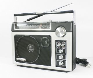 Vintage General Electric Ge Radio 2 Superadio Ii Am/fm 7 - 2885