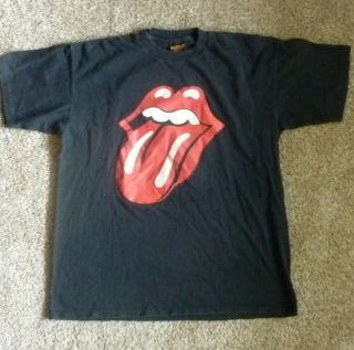 Authentic Vintage Rolling Stones 1994 Voodoo Lounge Tour T - Shirt Brockum Xl Blk