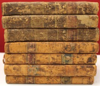 The Rambler By Samuel Johnson (volumes 1 - 4) | Vintage Hardback 1798 - S57