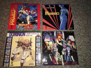 Vintage Anime Laserdisc Dominion,  Project A - Ja,  Gall Force