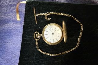 American Waltham Watch Co Antique 17 Jewels Gold Plated 104 Year Old Pocketwatch