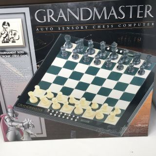 Excalibur Grandmaster Chess Auto Sensory Computer 747k Game Rare Complete