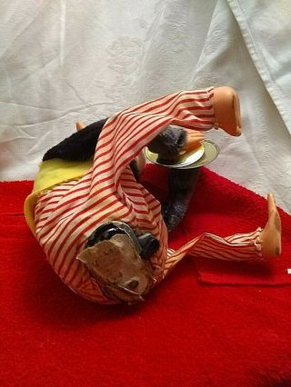 VINTAGE JAPAN Musical Jolly Chimp Monkey With Box 7