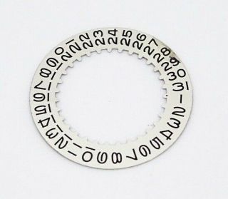 Silver Vintage Rolex Datejust 3035 Calendar Date Disc Wheel