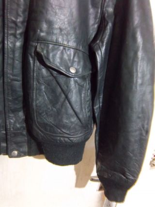 VINTAGE SCHOTT 184SM USA ISSUE LEATHER A2 FLYING JACKET SIZE 46 3