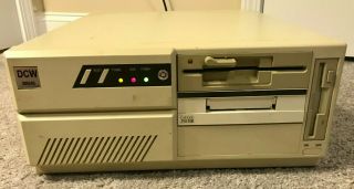 Vintage 386 40mhz Desktop W/ Hdd,  16mb Ram,  Turbo Button,  Vga,  5.  25 Floppy