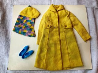Vintage Barbie Mod 1967 Fashion The Yellow Go Sears Exclusive