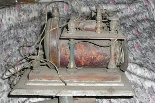 old vintage victorian Electric / Battery Shock Machine steam punk 3