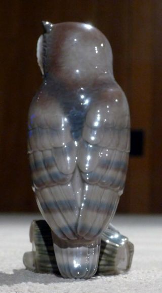 Vintage Retired Lladro Porcelain Figurine 5418 Short Eared Owl.  box. 2