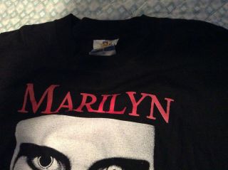 Rare vintage Marilyn Manson Antichrist Superstar tour shirt XL WWF tag 90 ' s Euc 3