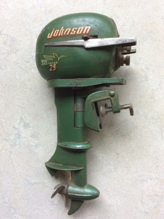 1954 Johnson 25 Hp Vintage K & O Toy Outboard Motor