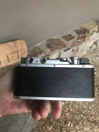 Antique Leica D.  R.  P Model G SN 203696 Camera w/ Summar f1.  2 5cm Lens & Case 10