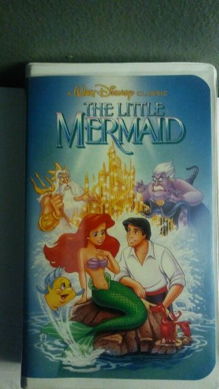The Little Mermaid Cover (vhs,  1989) Rare