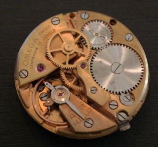Vintage Omega Seamaster Cal 286 Movement For Wach Parts With Dial