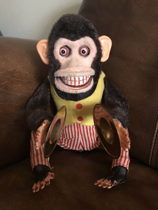 Vintage Jolly Chimp With Cymbals