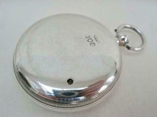 Fine Sterling Silver Compensated Pocket Barometer By J.  Hicks.  London 1898. 2