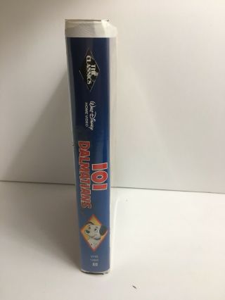 101 Dalmatians (VHS 1263,  1961) Walt Disney ' s Classic Rare Black Diamond Edition 2